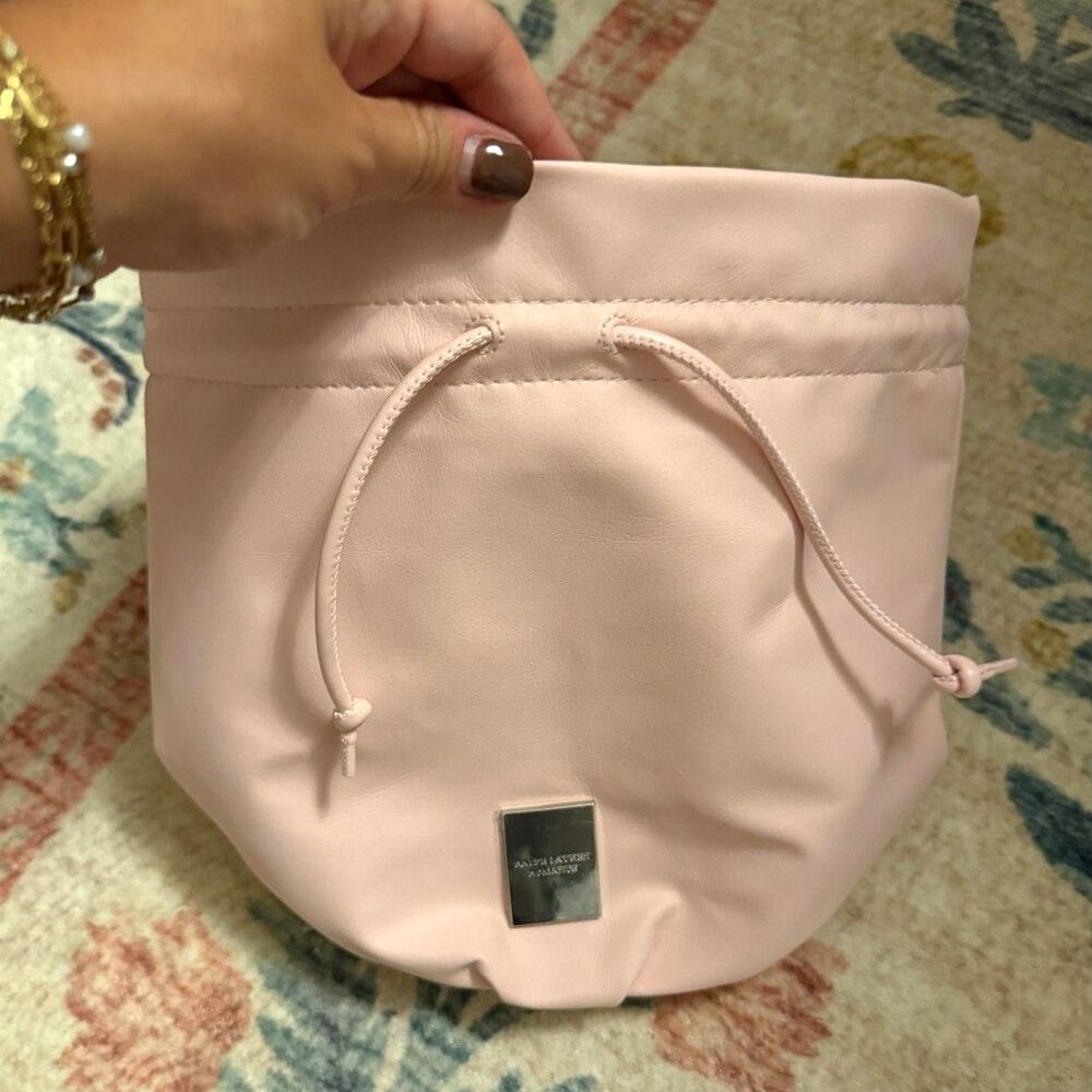 Ralph Lauren Drawstring Makeup Case Pouch